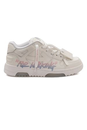 Out Of Office leather sneakers OFF WHITE KIDS | G007S6L0020140